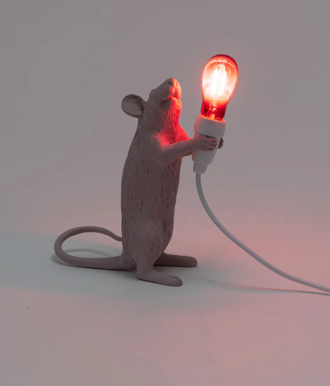 lampada a forma di topo
