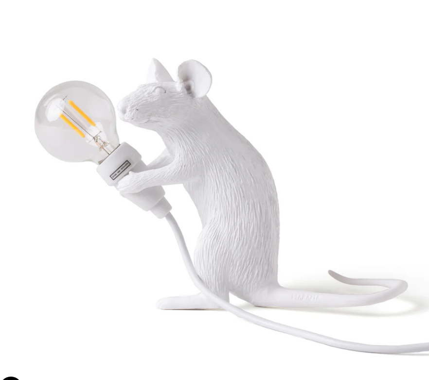 lampada a forma di topo