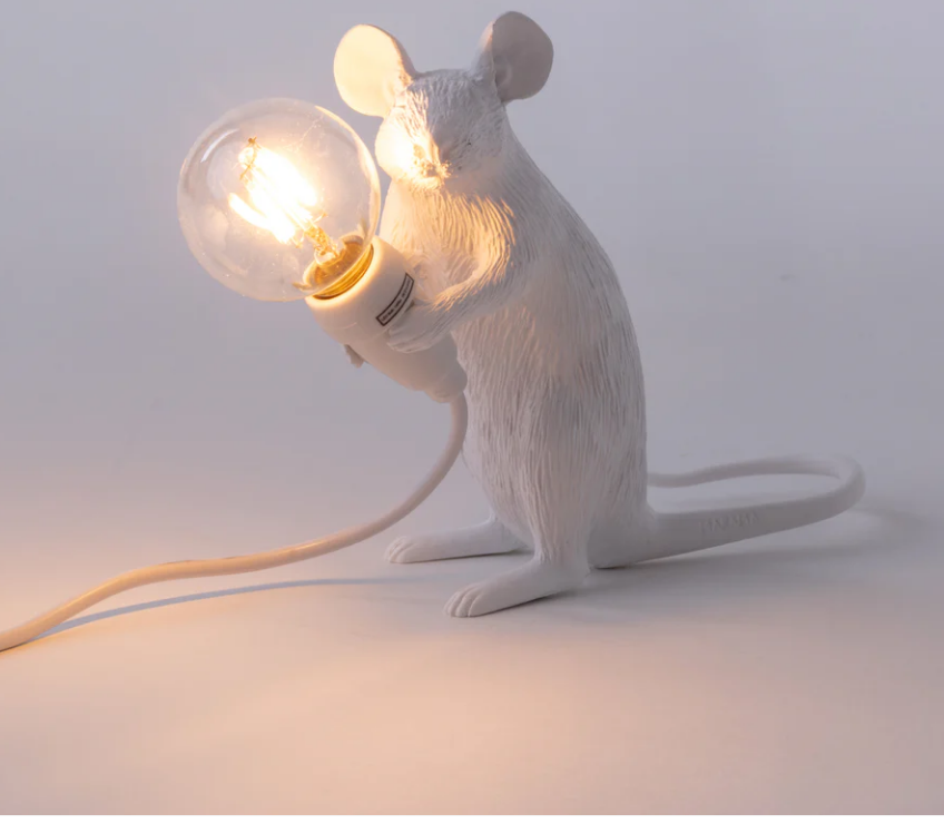 lampada a forma di topo