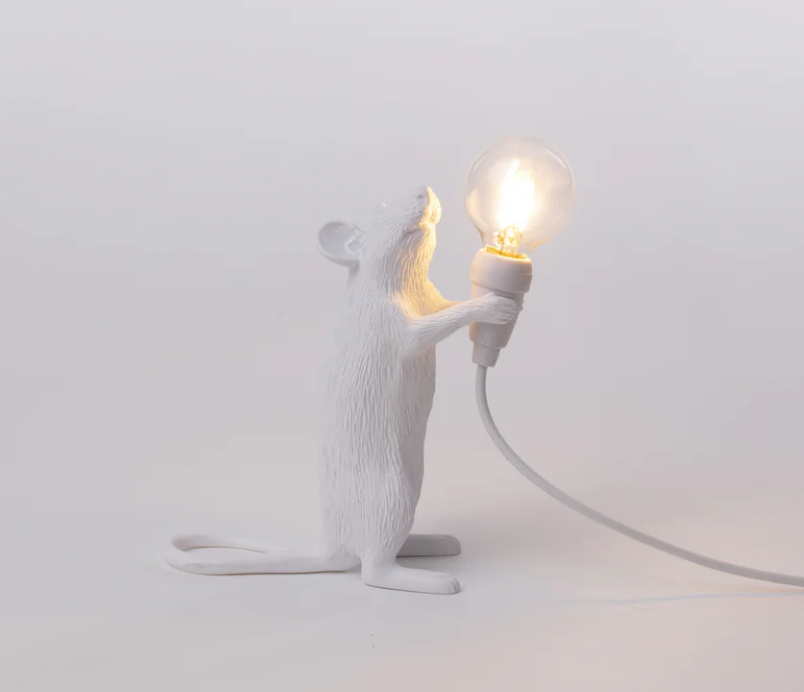 Lampada a forma di topo